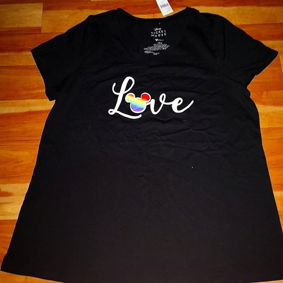 Disney Lane Bryant Mickey mouse love t shirt plus size 1x - Picture 2 of 7
